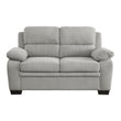 Holleman Gray Loveseat - 9333GY-2 - Bien Home Furniture & Electronics