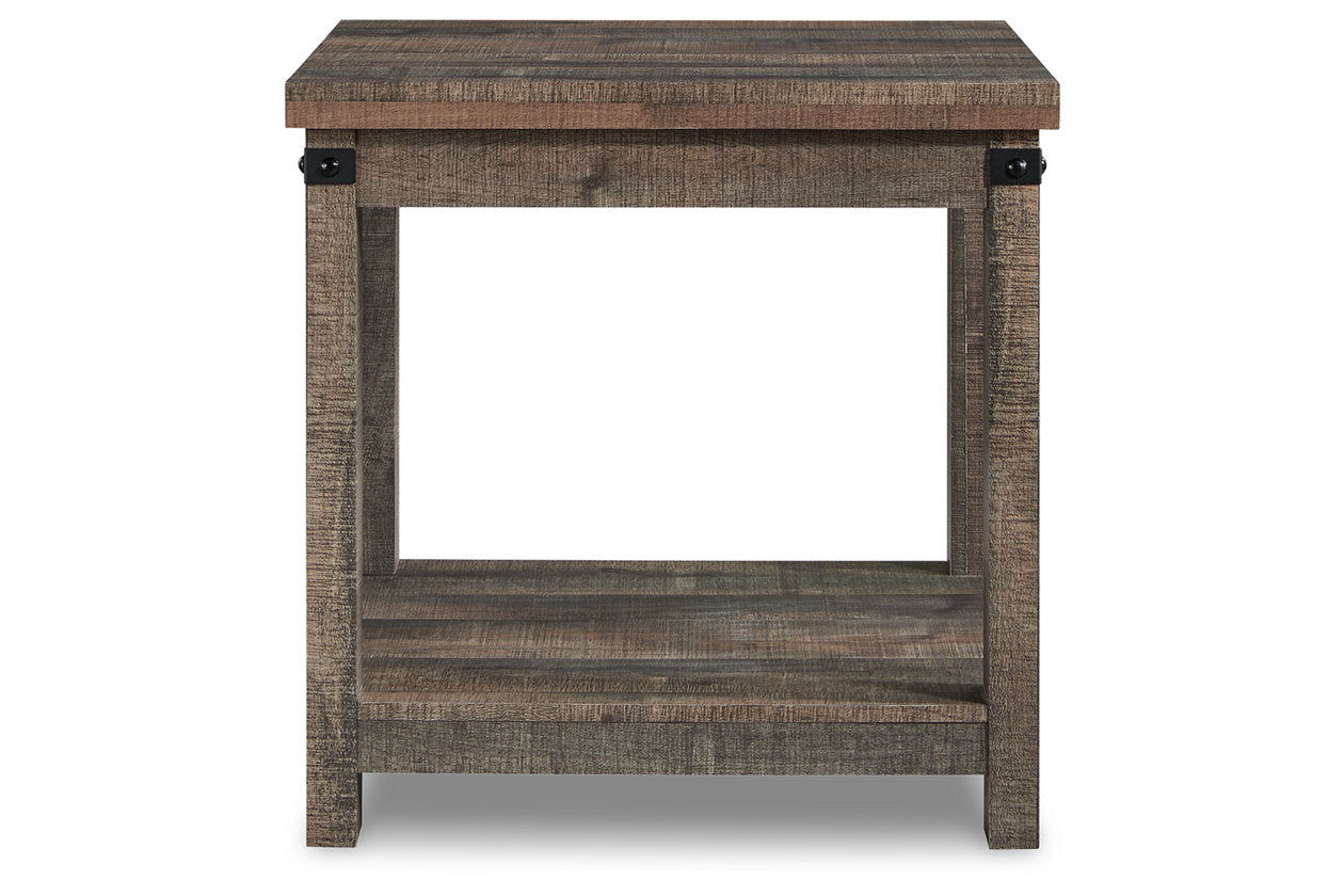Hollum Rustic Brown End Table - T466-2 - Bien Home Furniture & Electronics