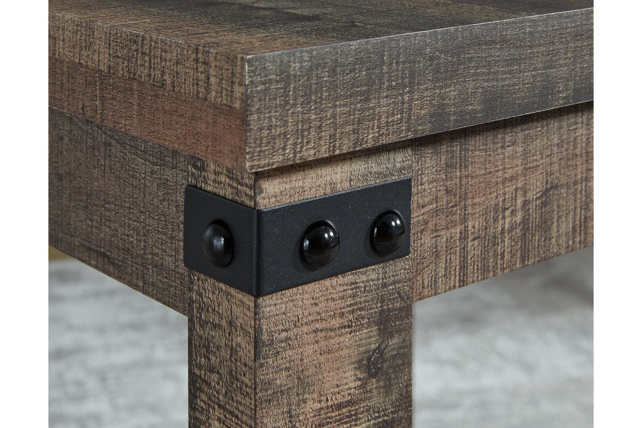 Hollum Rustic Brown End Table - T466-2 - Bien Home Furniture & Electronics