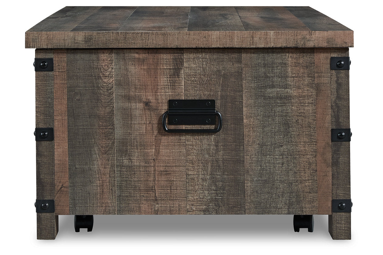 Hollum Rustic Brown Lift-Top Coffee Table - T466-9 - Bien Home Furniture & Electronics