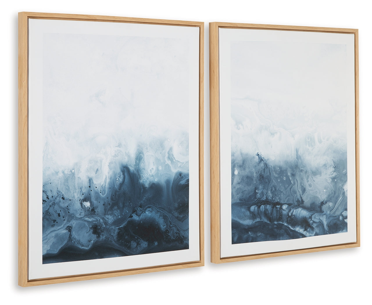 Holport Blue/White Wall Art, Set of 2 - A8000368 - Bien Home Furniture & Electronics