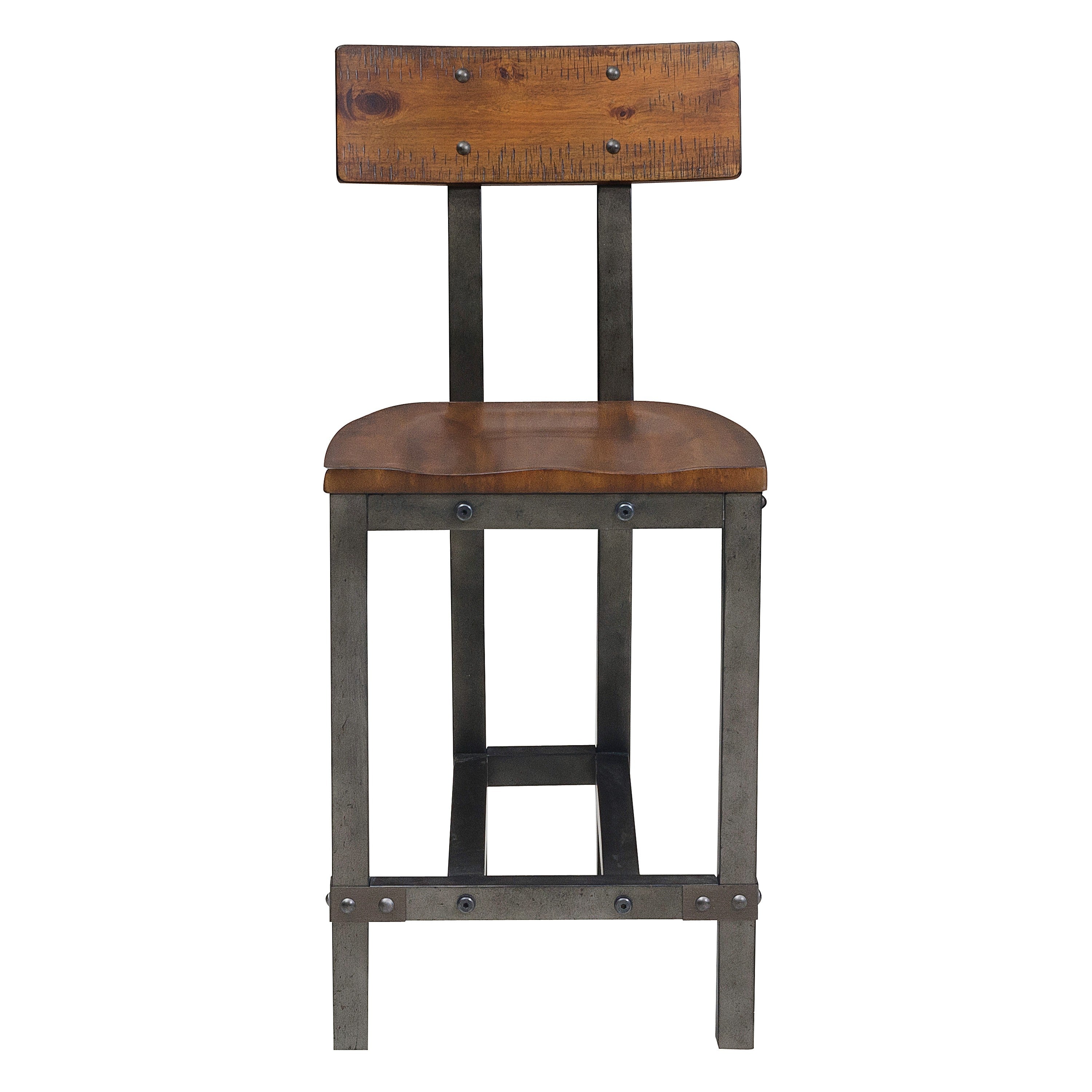 Holverson Rustic Brown Counter Height Set - SET | 1715-36 | 1715-24(3) - Bien Home Furniture & Electronics