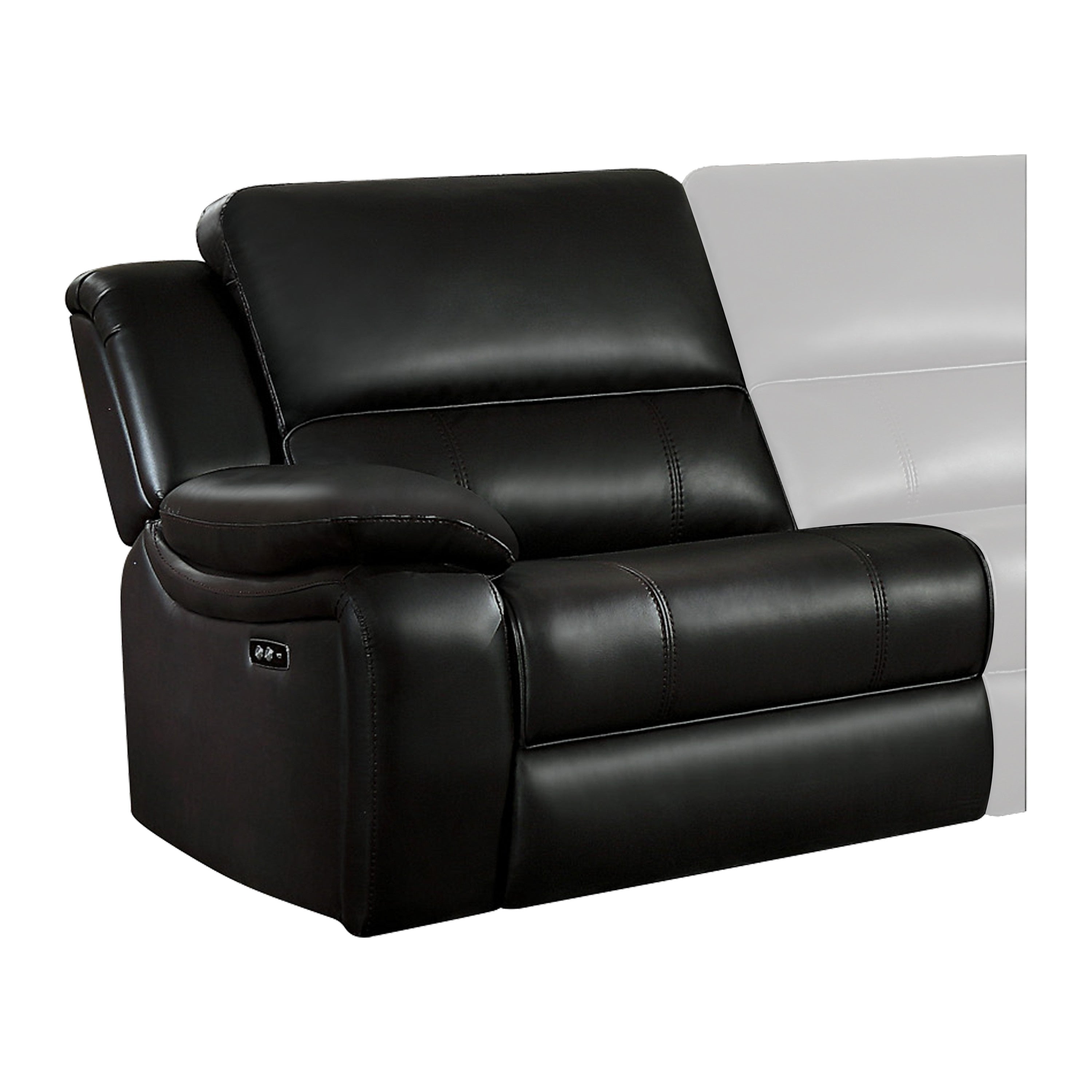 HOM 8260DB-LRPW (1/6)Power Left Side Reclining Chair with USB Port - 8260DB-LRPW - Bien Home Furniture & Electronics