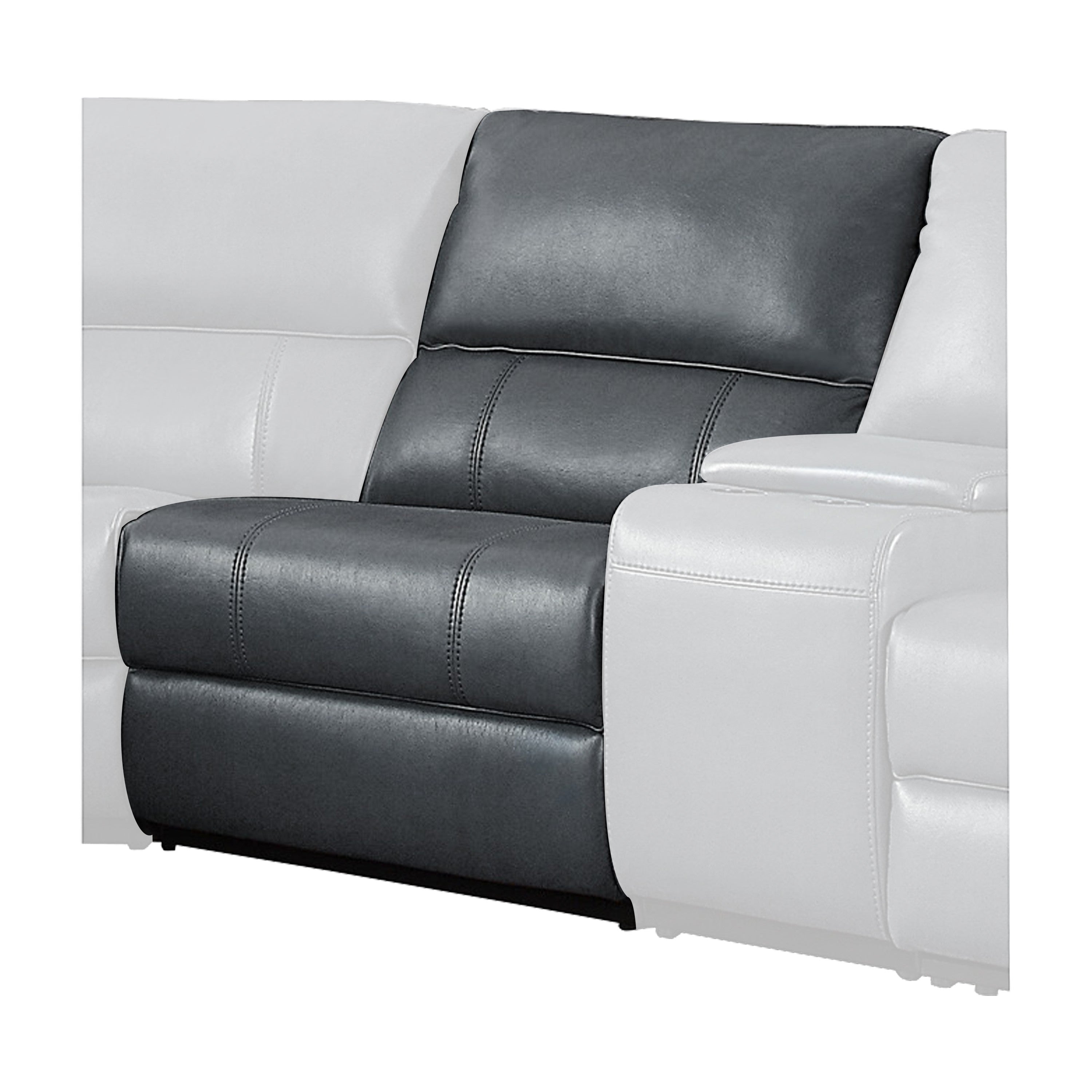 HOM 8260GY-AC (3/6)Armless Chair - 8260GY-AC - Bien Home Furniture & Electronics