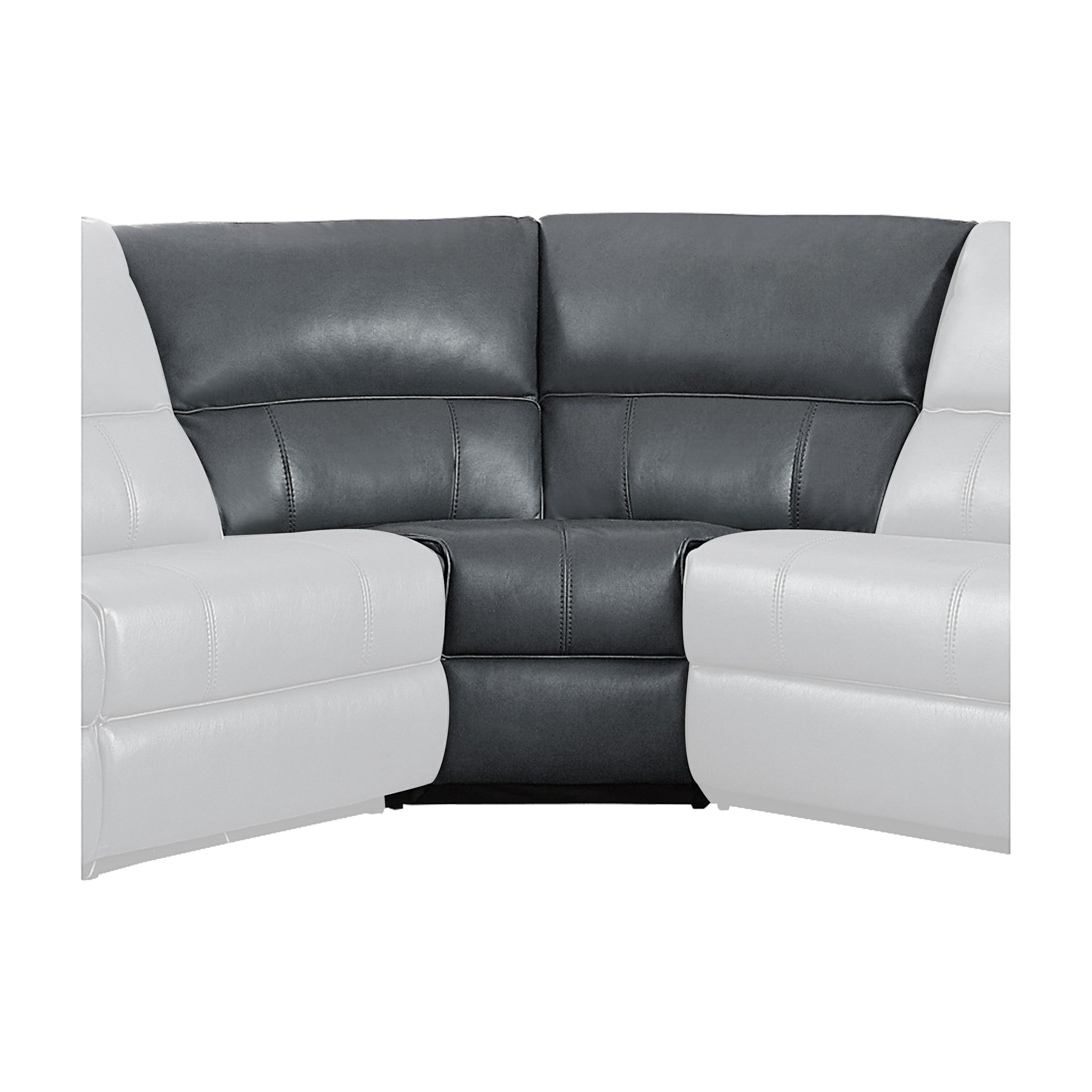 HOM 8260GY-CR (4/6)Corner Seat - 8260GY-CR - Bien Home Furniture & Electronics