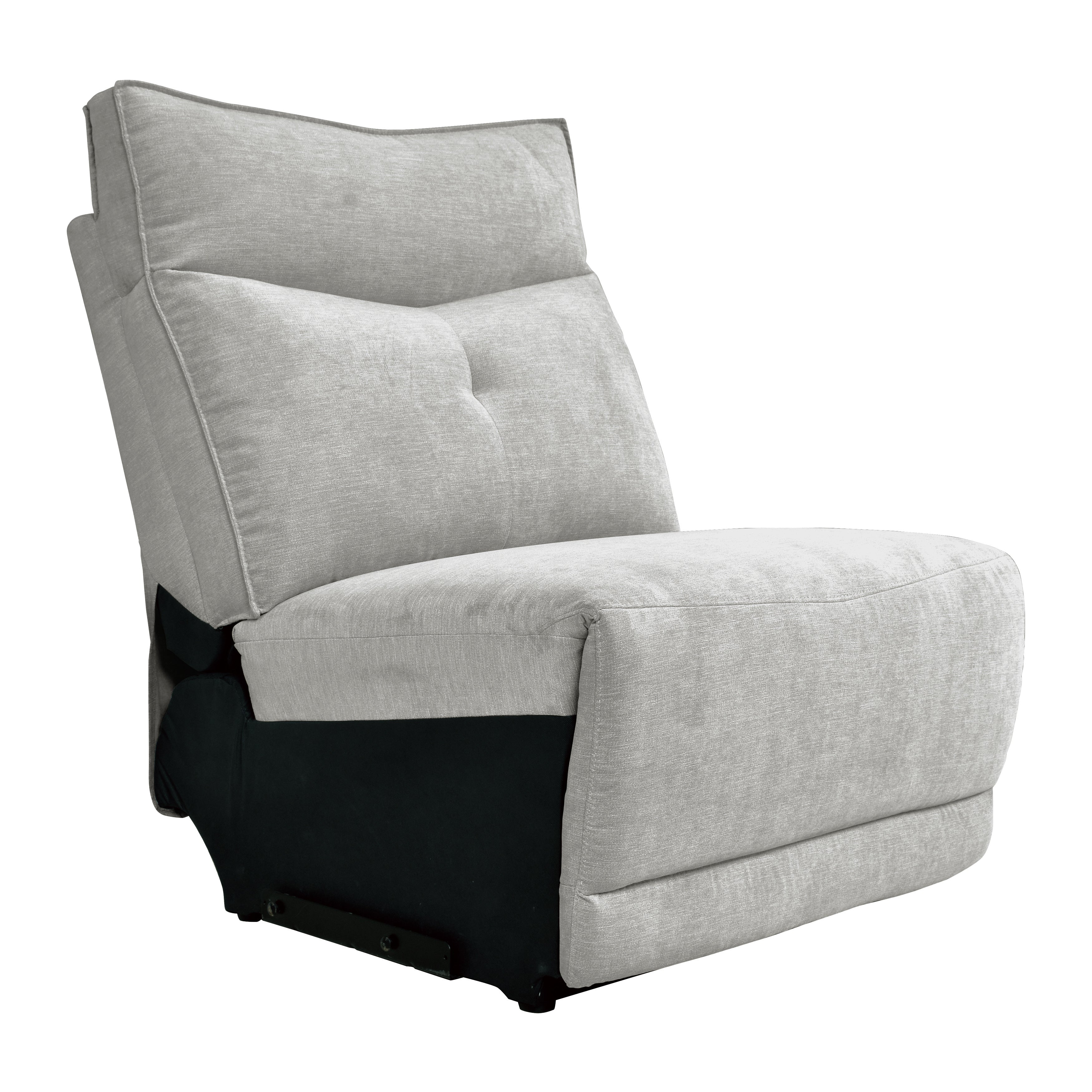 HOM 9509MGY-AC (3/6)Armless Chair - 9509MGY-AC - Bien Home Furniture & Electronics