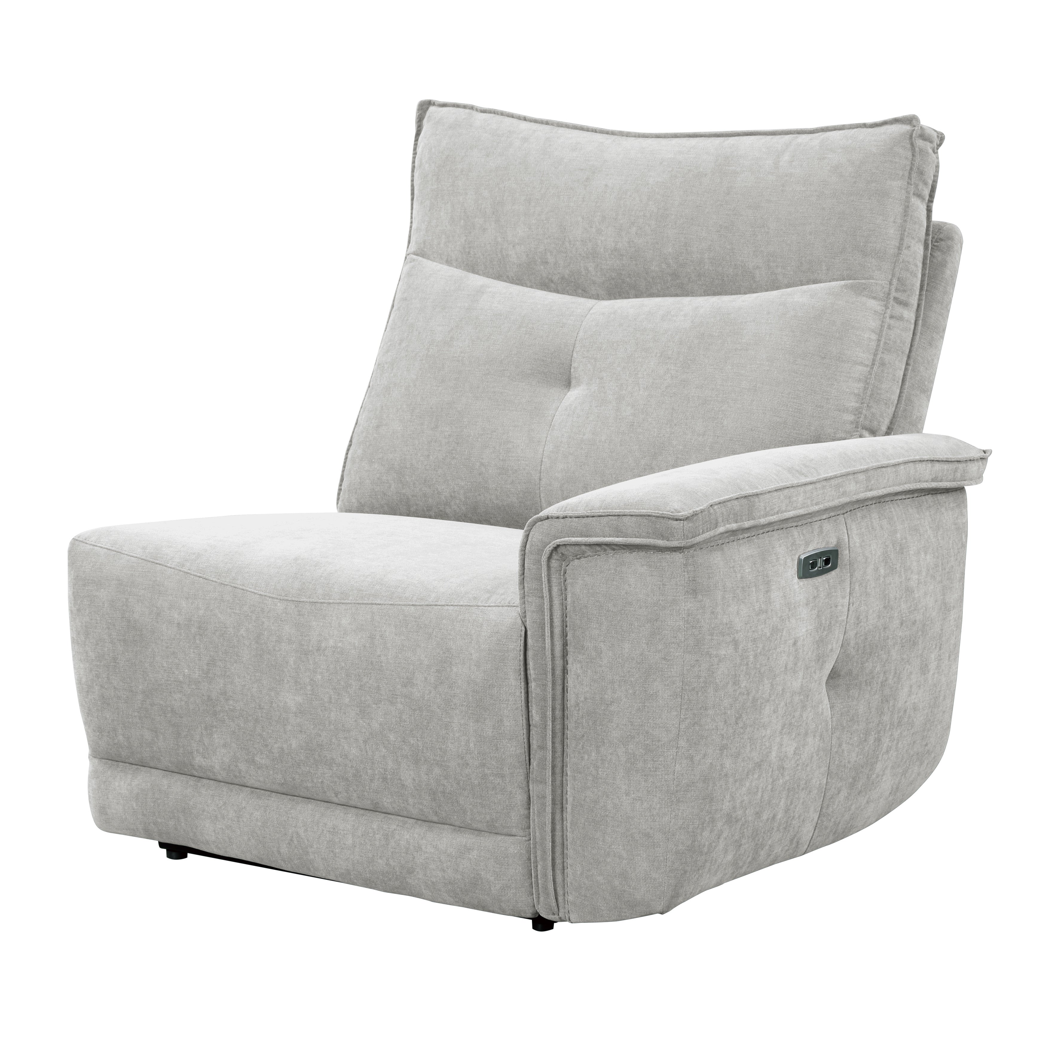 HOM 9509MGY-RRPWH (2/6)Power Right Side Reclining Chair with Power Headrest and USB Port - 9509MGY-RRPWH - Bien Home Furniture & Electronics
