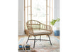 Hoonah Natural/Cream/Black Accent Chair - A3000615 - Bien Home Furniture & Electronics