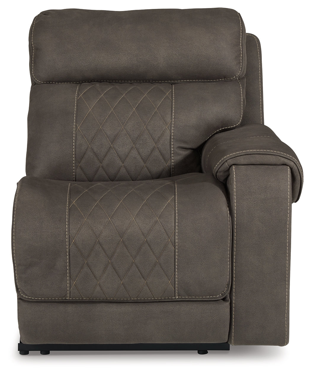 Hoopster Gunmetal Right-Arm Facing Power Recliner - 2370362 - Bien Home Furniture & Electronics