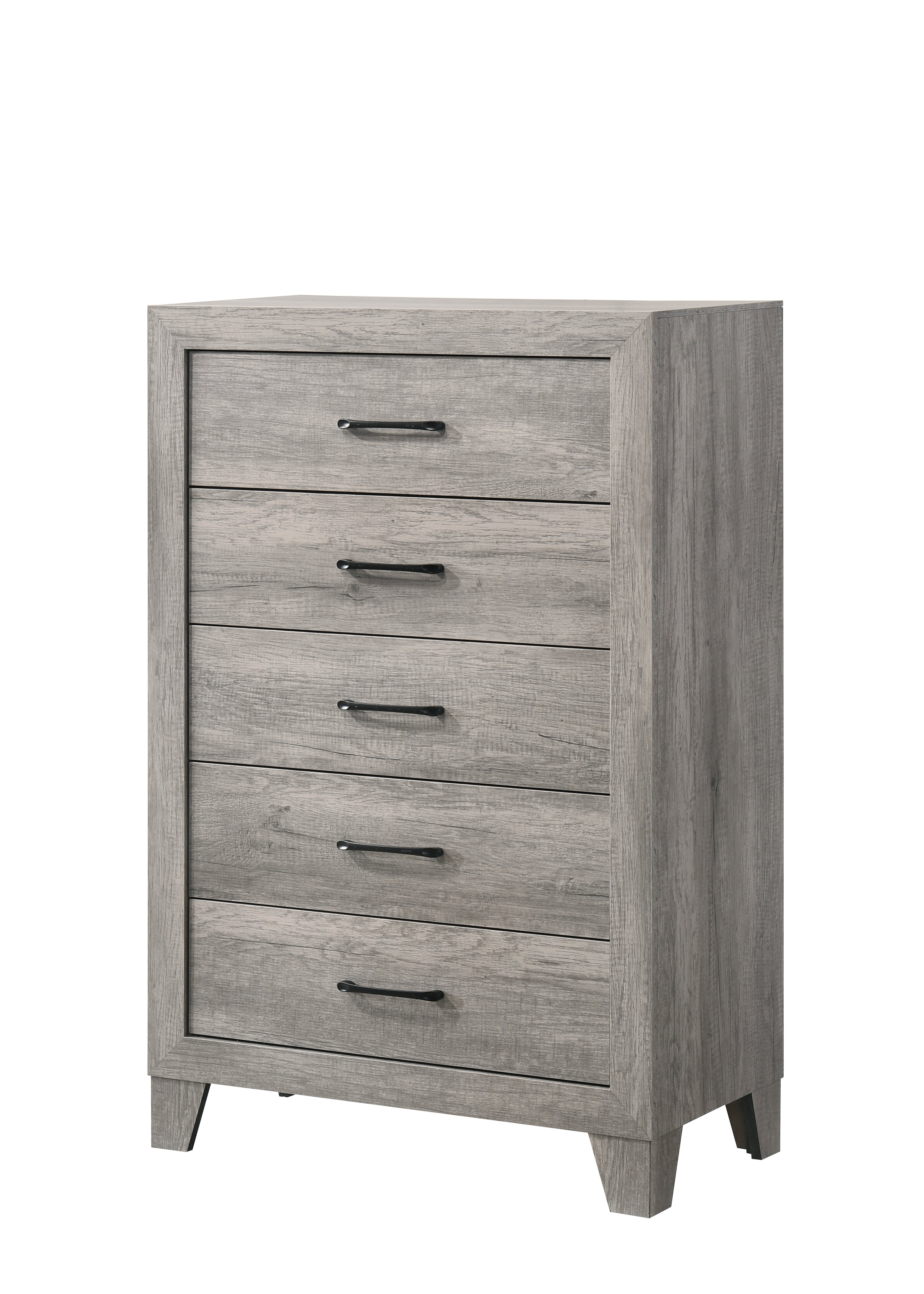 Hopkins Driftwood Platform Bedroom Set - SET | B9320-K-BED | B9320-1 | B9320-11 | B9320-2 | B9320-4 - Bien Home Furniture &amp; Electronics