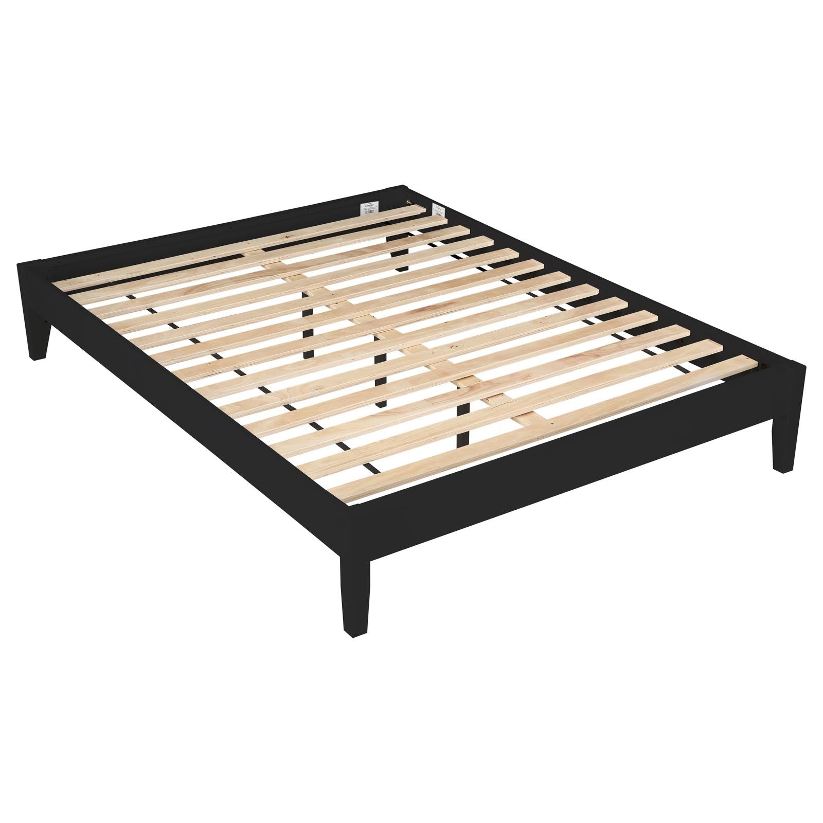 Hounslow Platform Eastern King Bed Black - 306129KE - Bien Home Furniture & Electronics