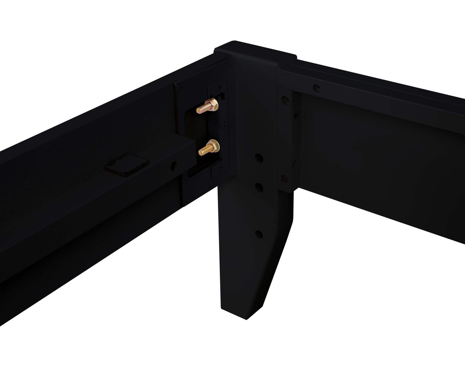Hounslow Platform Eastern King Bed Black - 306129KE - Bien Home Furniture & Electronics