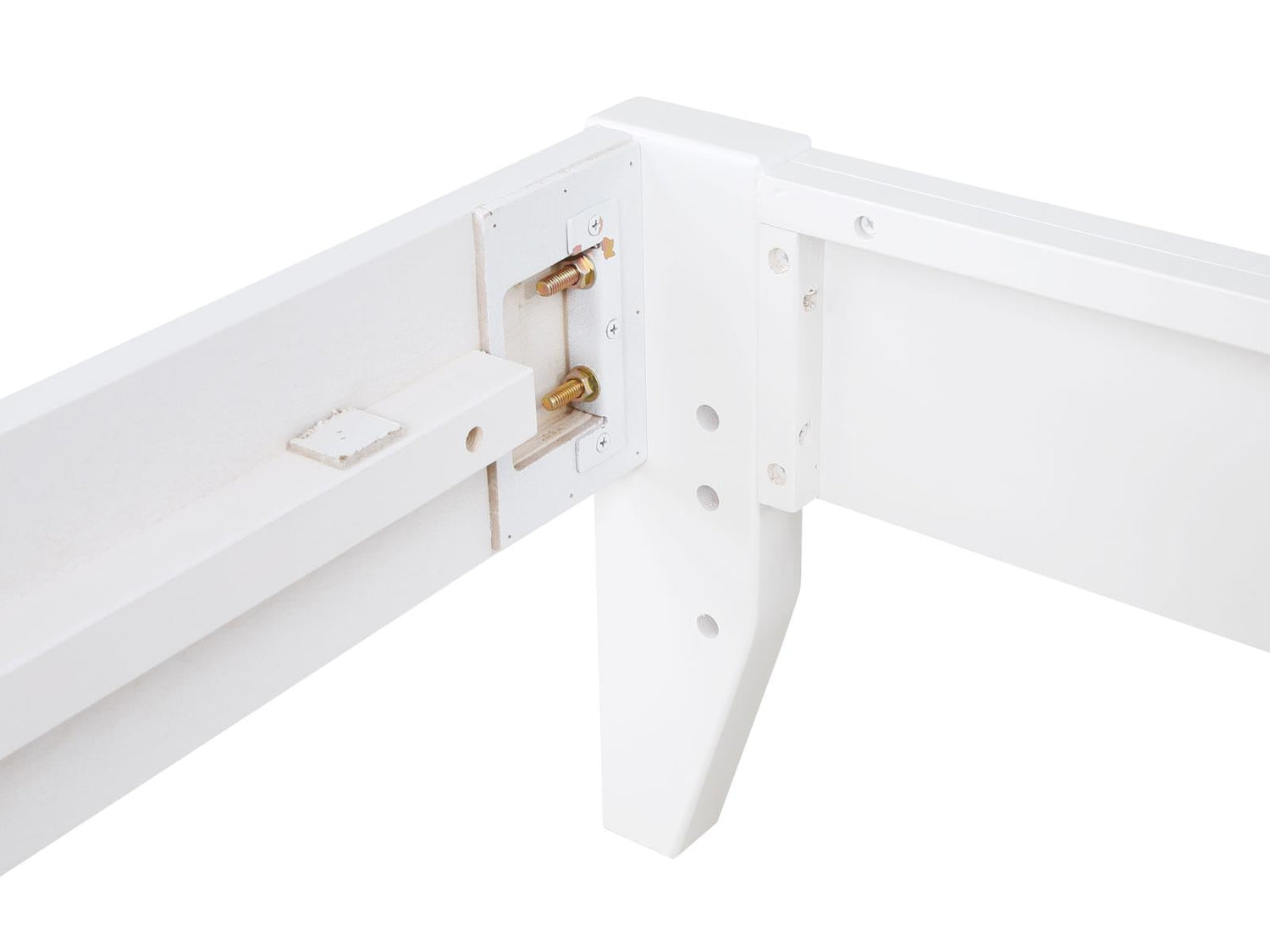 Hounslow Platform Eastern King Bed White - 306128KE - Bien Home Furniture & Electronics