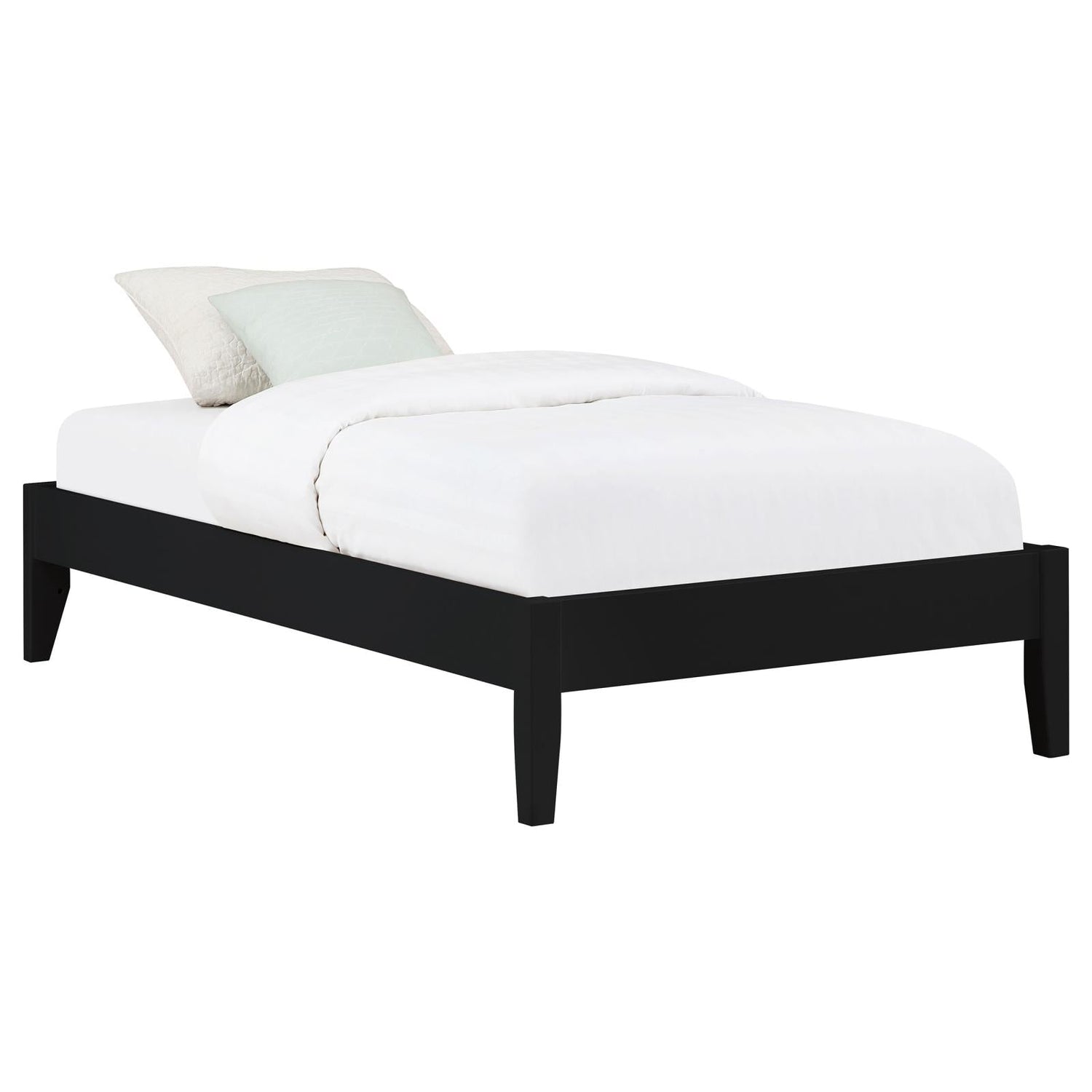 Hounslow Platform Full Bed Black - 306129F - Bien Home Furniture & Electronics