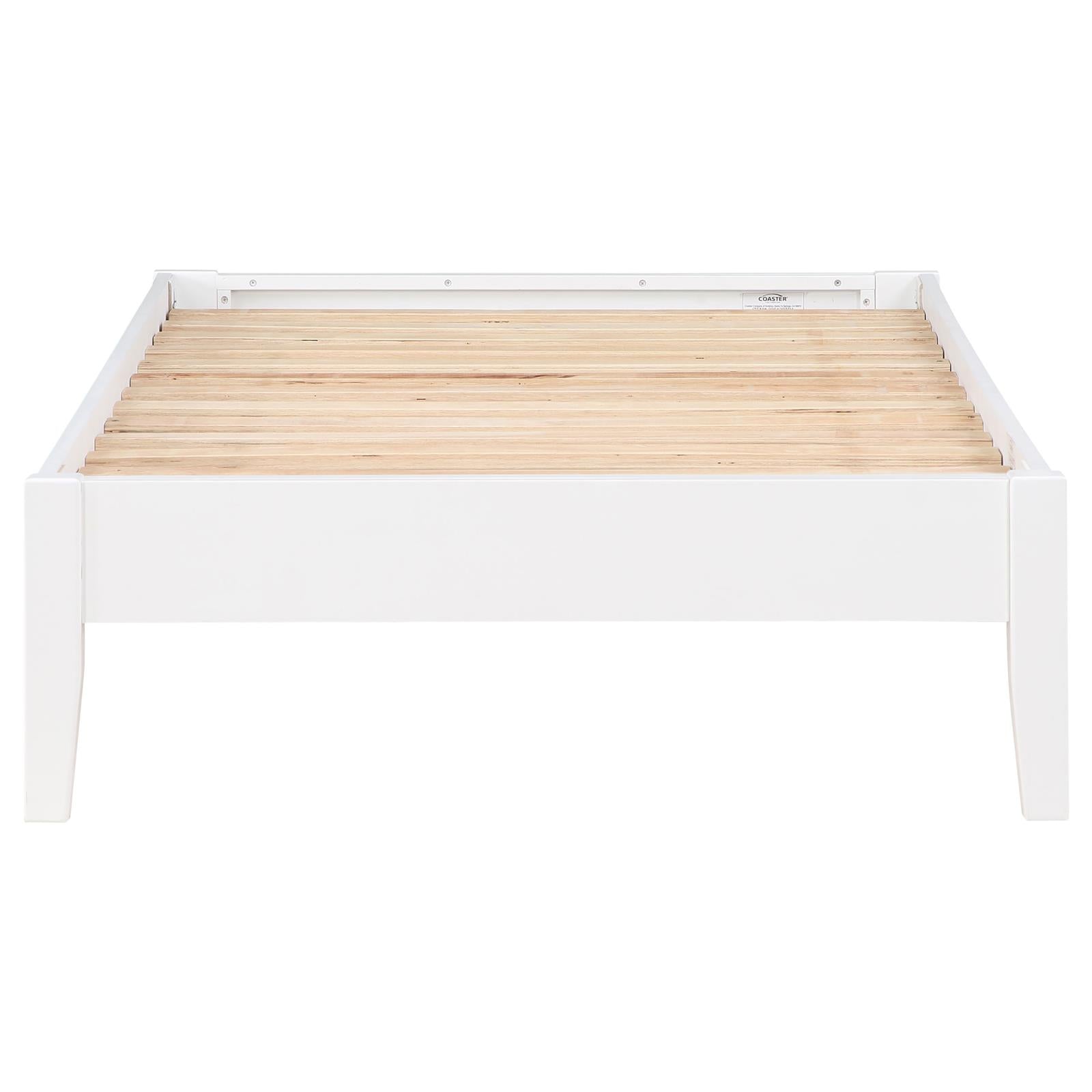 Hounslow Platform Full Bed White - 306128F - Bien Home Furniture & Electronics