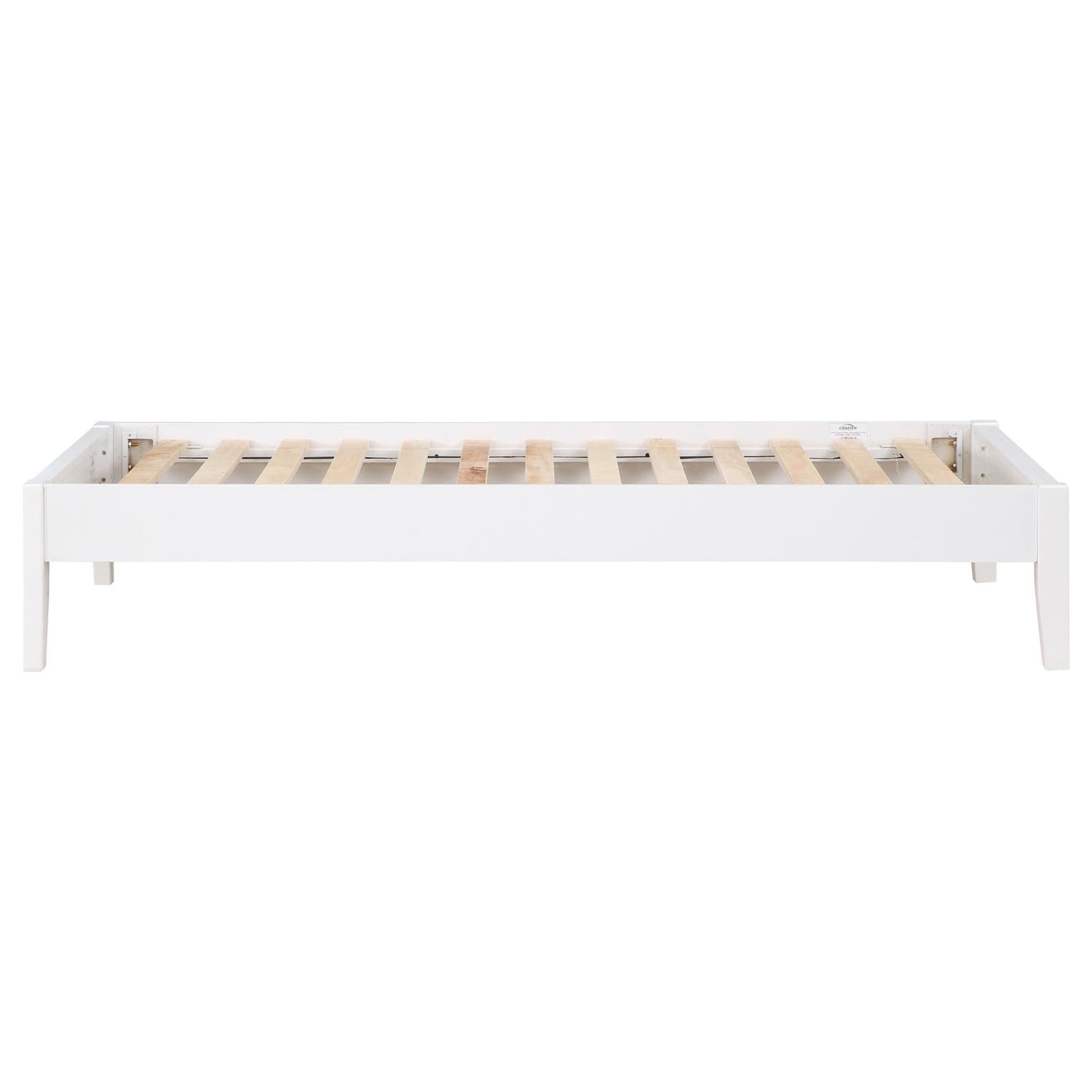 Hounslow Platform Full Bed White - 306128F - Bien Home Furniture & Electronics