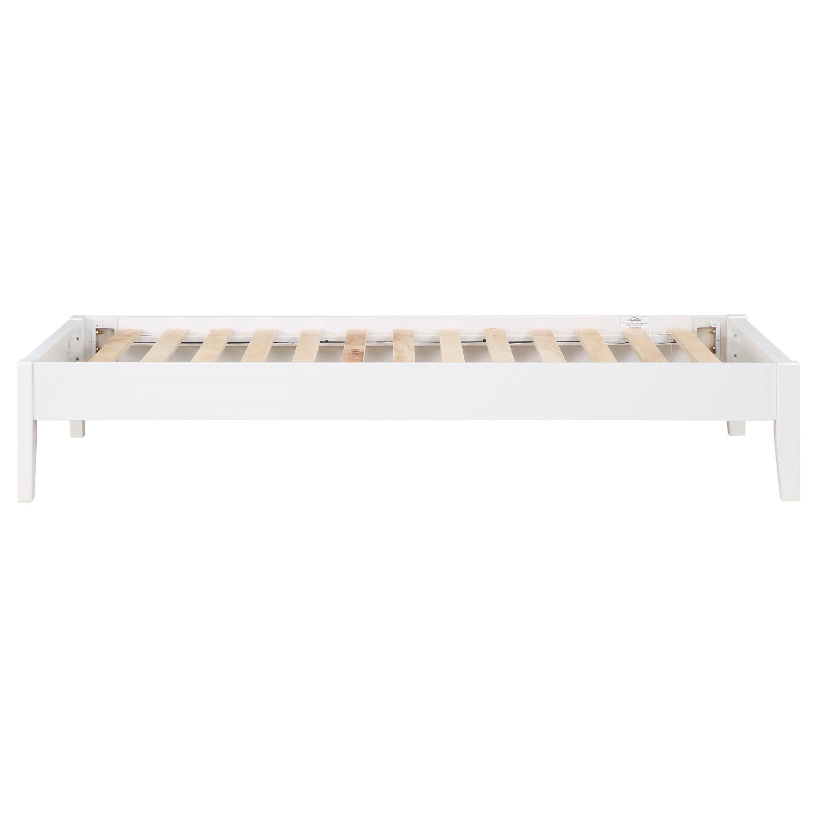 Hounslow Platform Twin Bed White - 306128T - Bien Home Furniture & Electronics