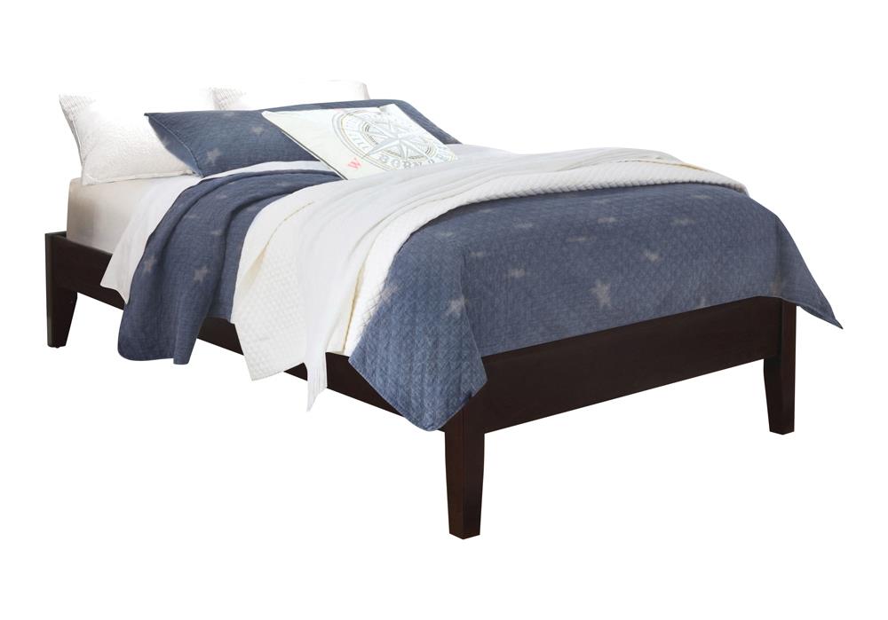 Hounslow Twin Universal Platform Bed Cappuccino - 300555T - Bien Home Furniture & Electronics