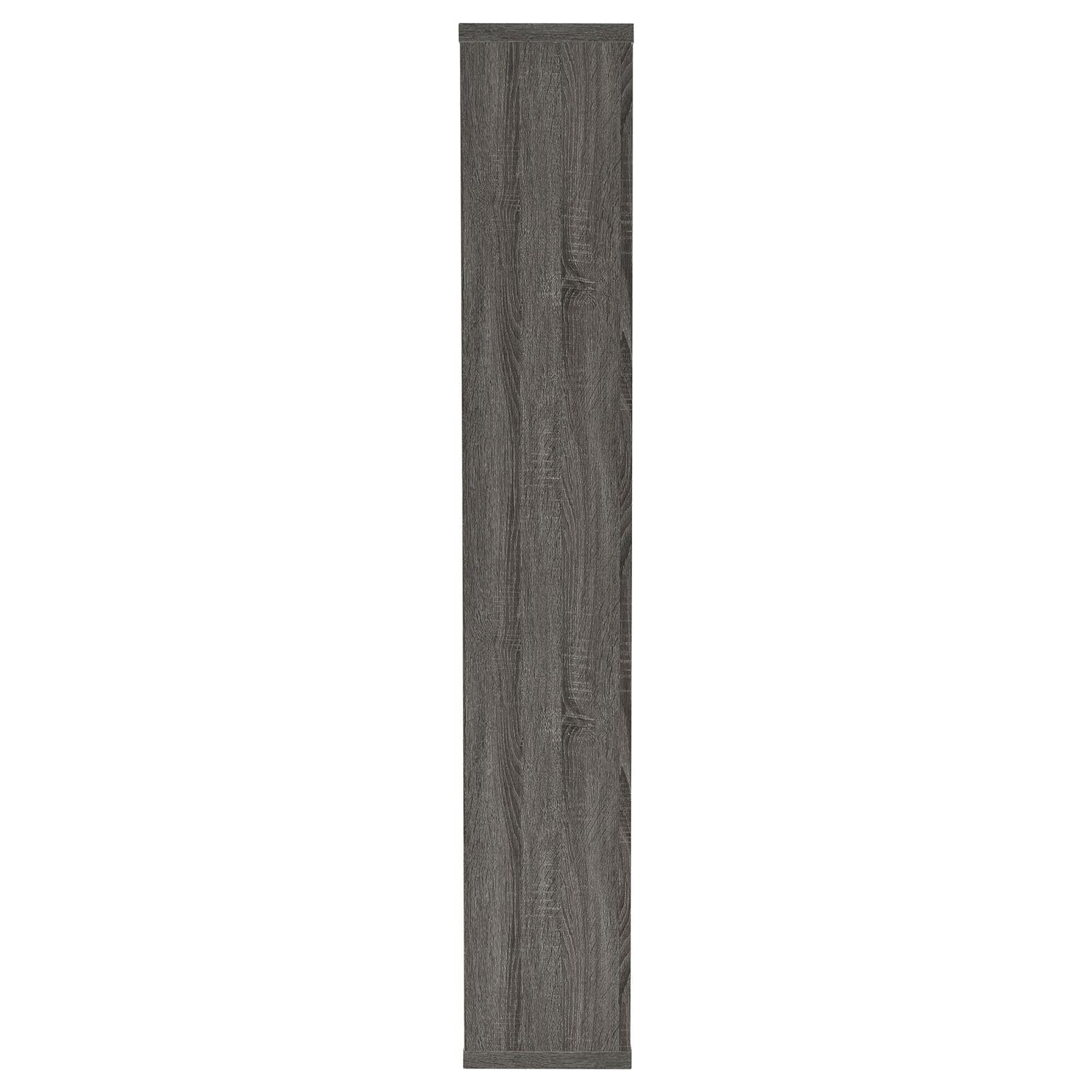 Howie Weathered Gray 10-Shelf Bookcase - 800512 - Bien Home Furniture & Electronics