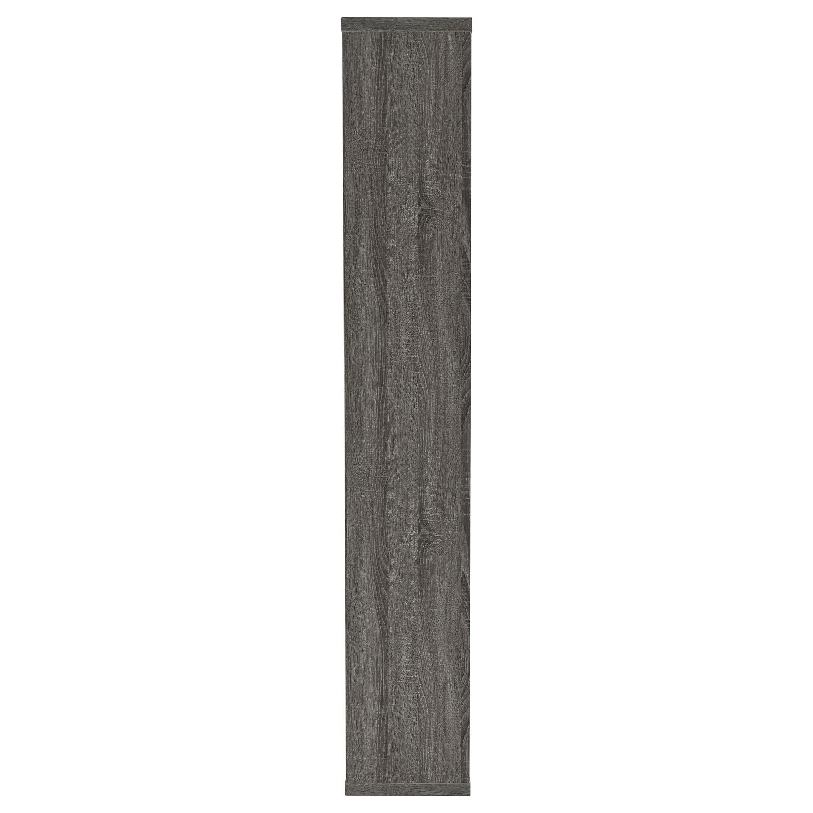 Howie Weathered Gray 10-Shelf Bookcase - 800512 - Bien Home Furniture & Electronics