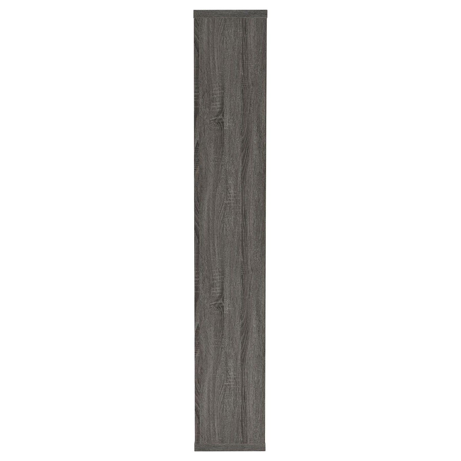 Howie Weathered Gray 10-Shelf Bookcase - 800512 - Bien Home Furniture & Electronics