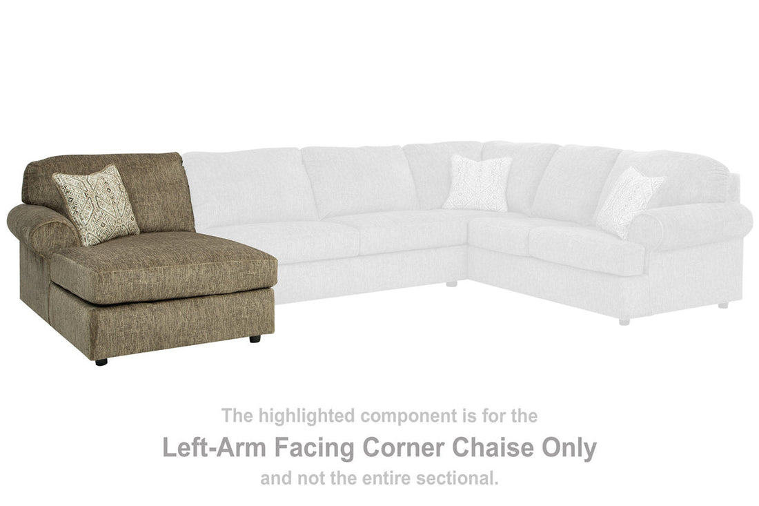 Hoylake Chocolate Left-Arm Facing Corner Chaise - 5640216 - Bien Home Furniture & Electronics
