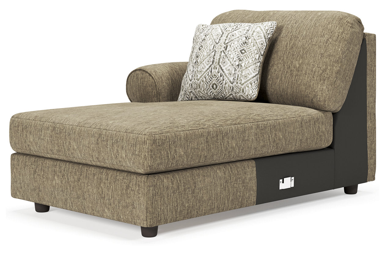 Hoylake Chocolate Left-Arm Facing Corner Chaise - 5640216 - Bien Home Furniture & Electronics