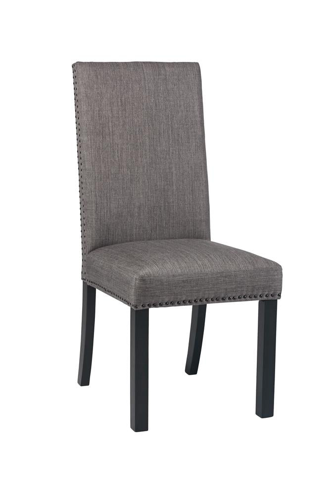 Hubbard Charcoal Upholstered Side Chairs, Set of 2 - 121752 - Bien Home Furniture &amp; Electronics