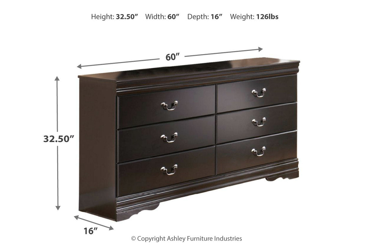 Huey Vineyard Black Dresser - B128-31 - Bien Home Furniture & Electronics