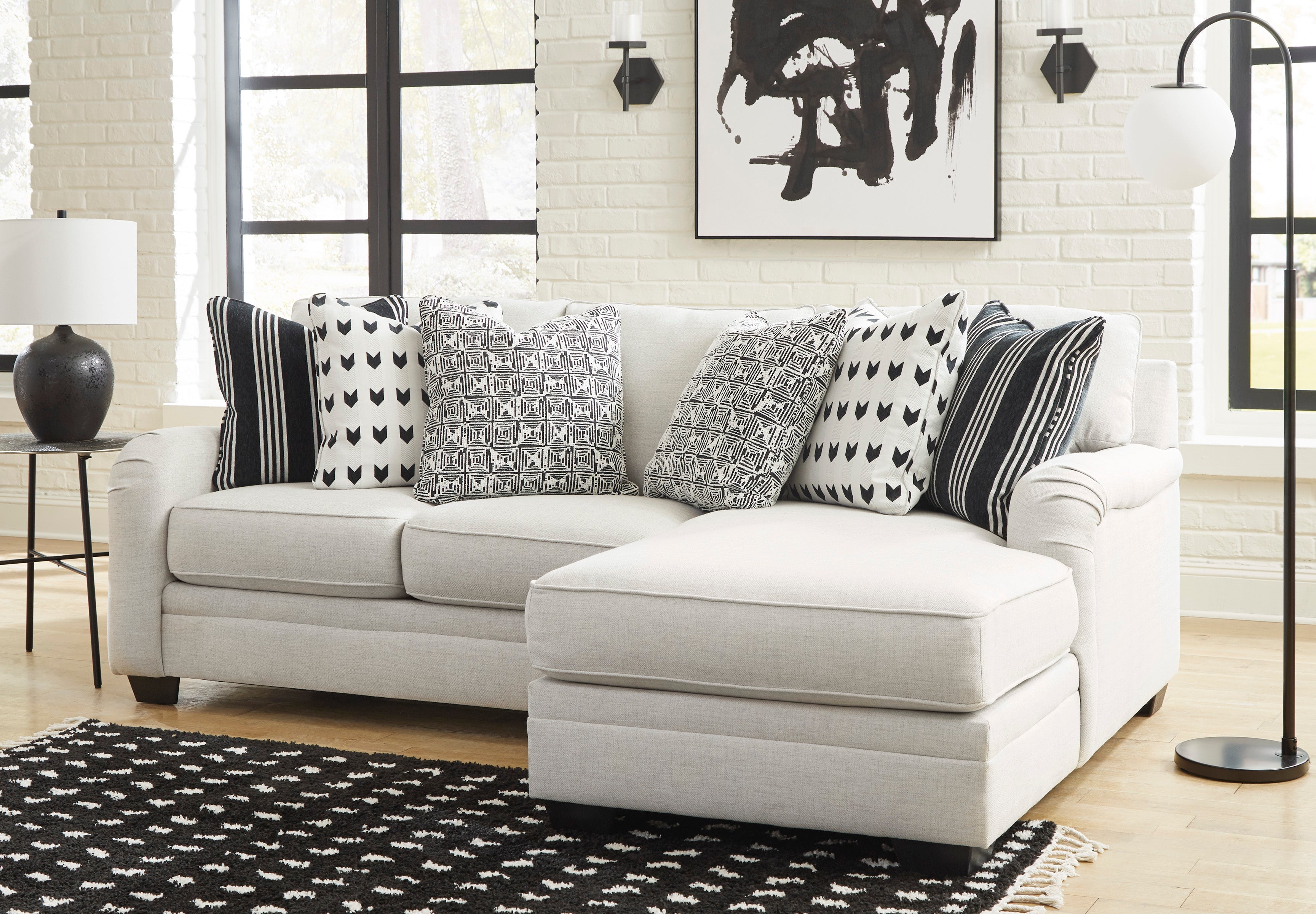 Huntsworth Dove Gray 2-Piece RAF Sectional - SET | 3970217 | 3970255 - Bien Home Furniture & Electronics