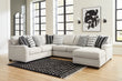 Huntsworth Dove Gray 4-Piece RAF Chaise Sectional - SET | 3970217 | 3970234 | 3970277 | 3970255 - Bien Home Furniture & Electronics