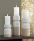 Hurston Ivory/Brown Candle Holder, Set of 3 - A2000583 - Bien Home Furniture & Electronics