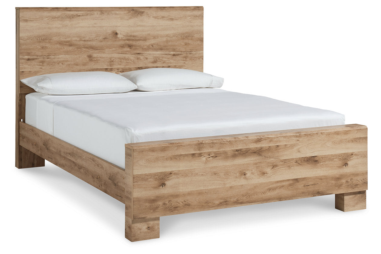 Hyanna Tan King Panel Bed - SET | B1050-56 | B1050-58 | B1050-97 - Bien Home Furniture & Electronics