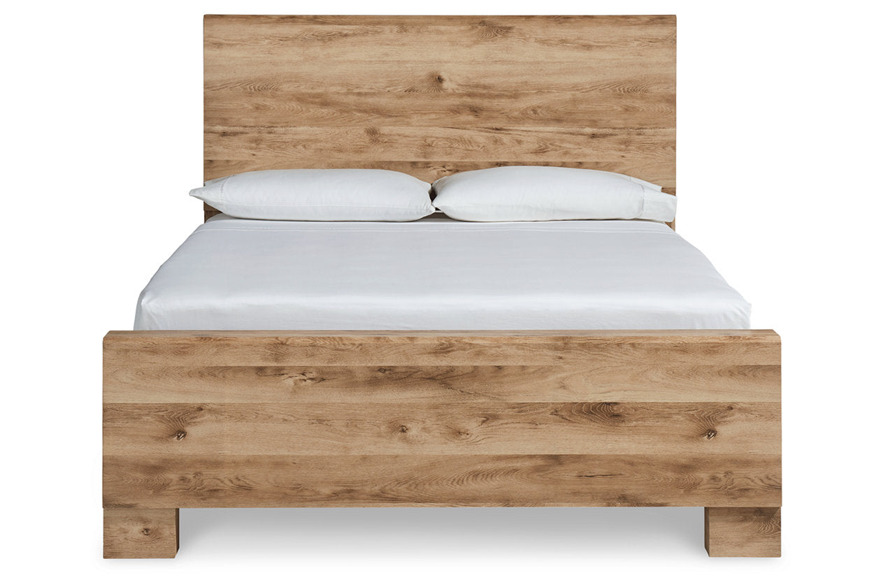 Hyanna Tan King Panel Bed - SET | B1050-56 | B1050-58 | B1050-97 - Bien Home Furniture & Electronics