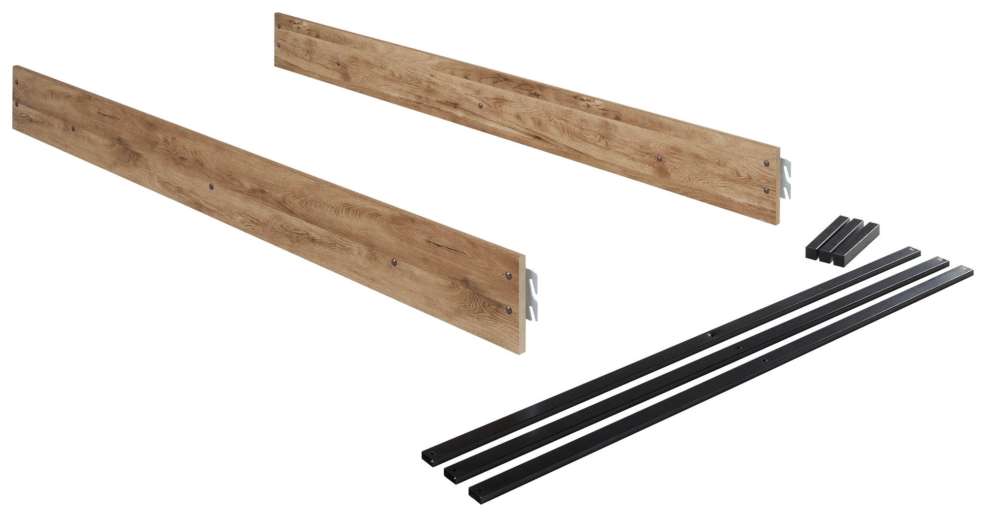 Hyanna Tan Twin/Full Platform Rails - B1050-89 - Bien Home Furniture & Electronics