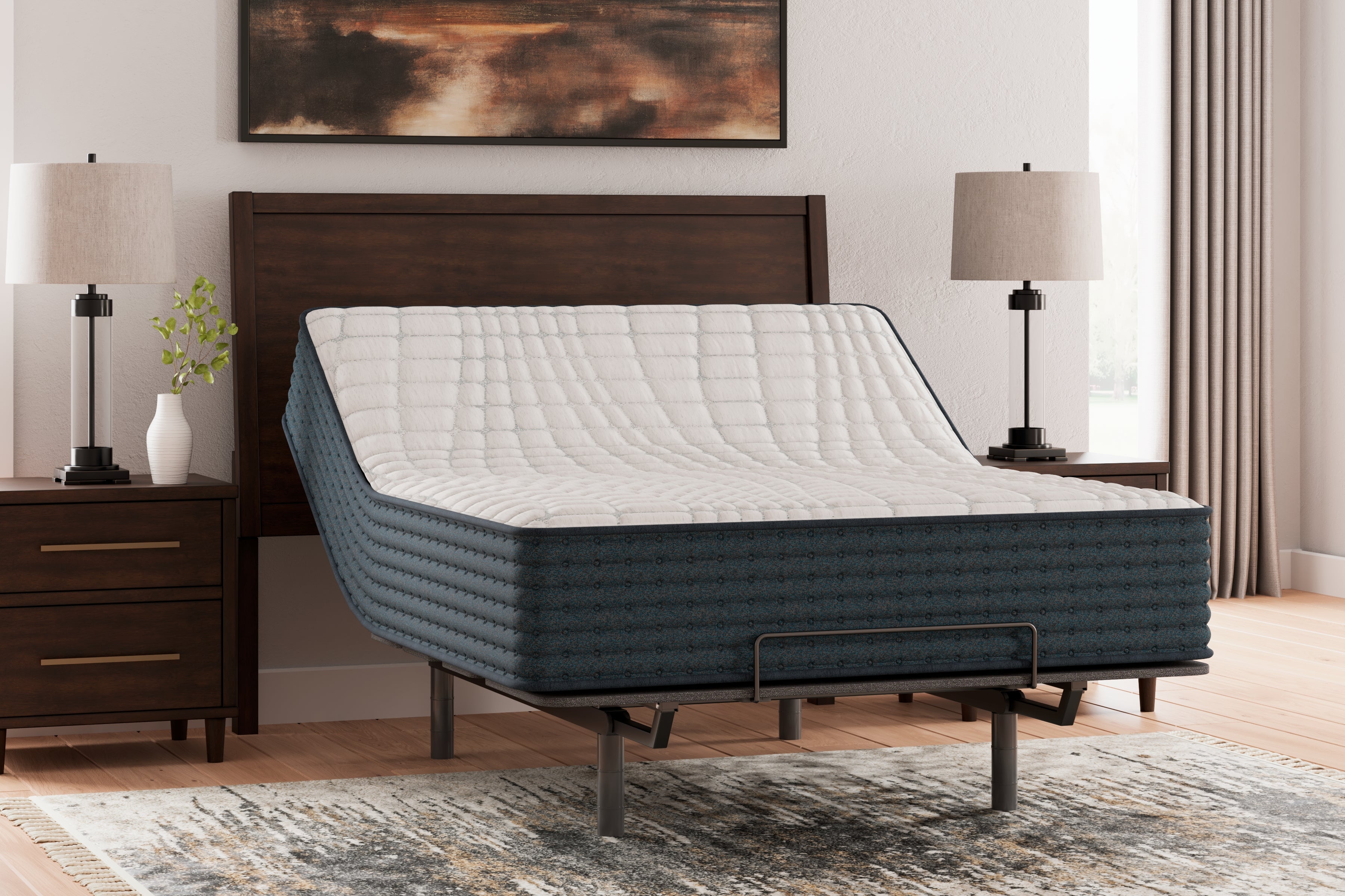 Hybrid 1200 White Queen Mattress - M43531 - Bien Home Furniture &amp; Electronics