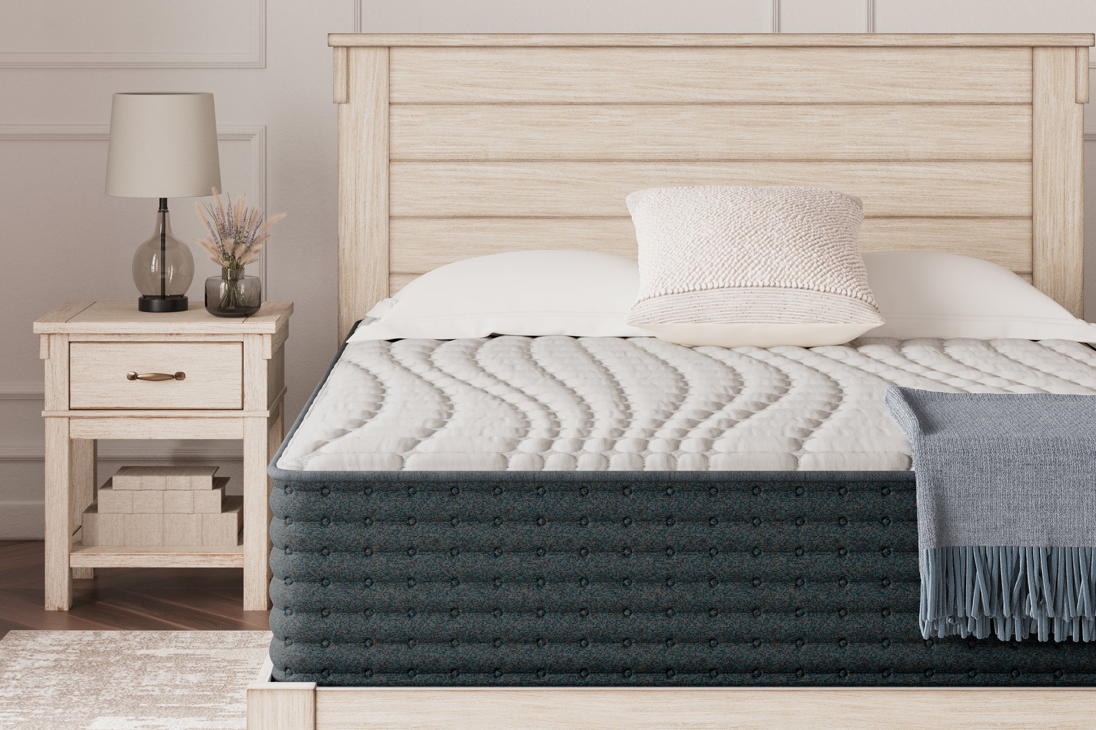 Hybrid 1300 White California King Mattress - M43651 - Bien Home Furniture & Electronics