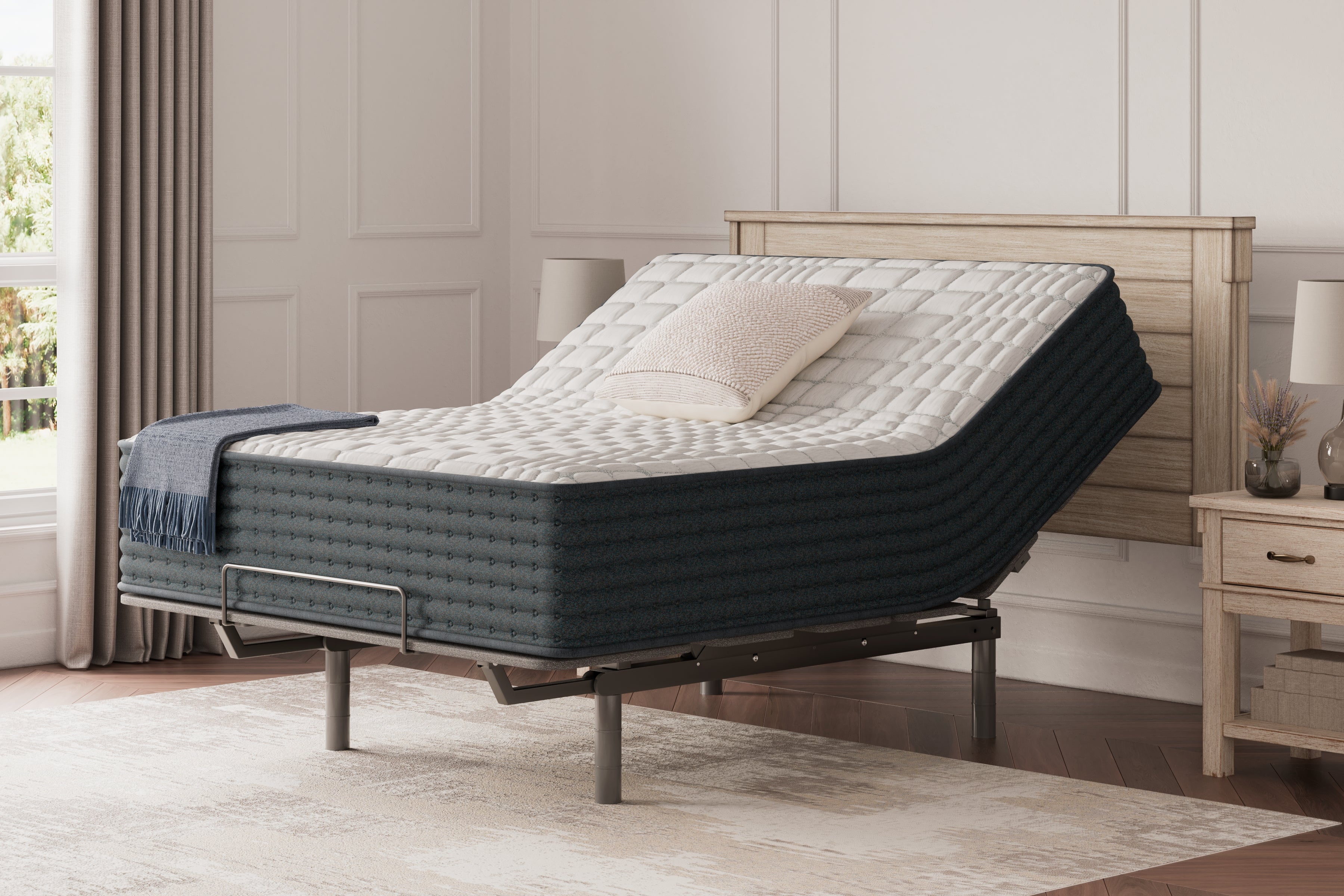 Hybrid 1300 White King Mattress - M43641 - Bien Home Furniture & Electronics