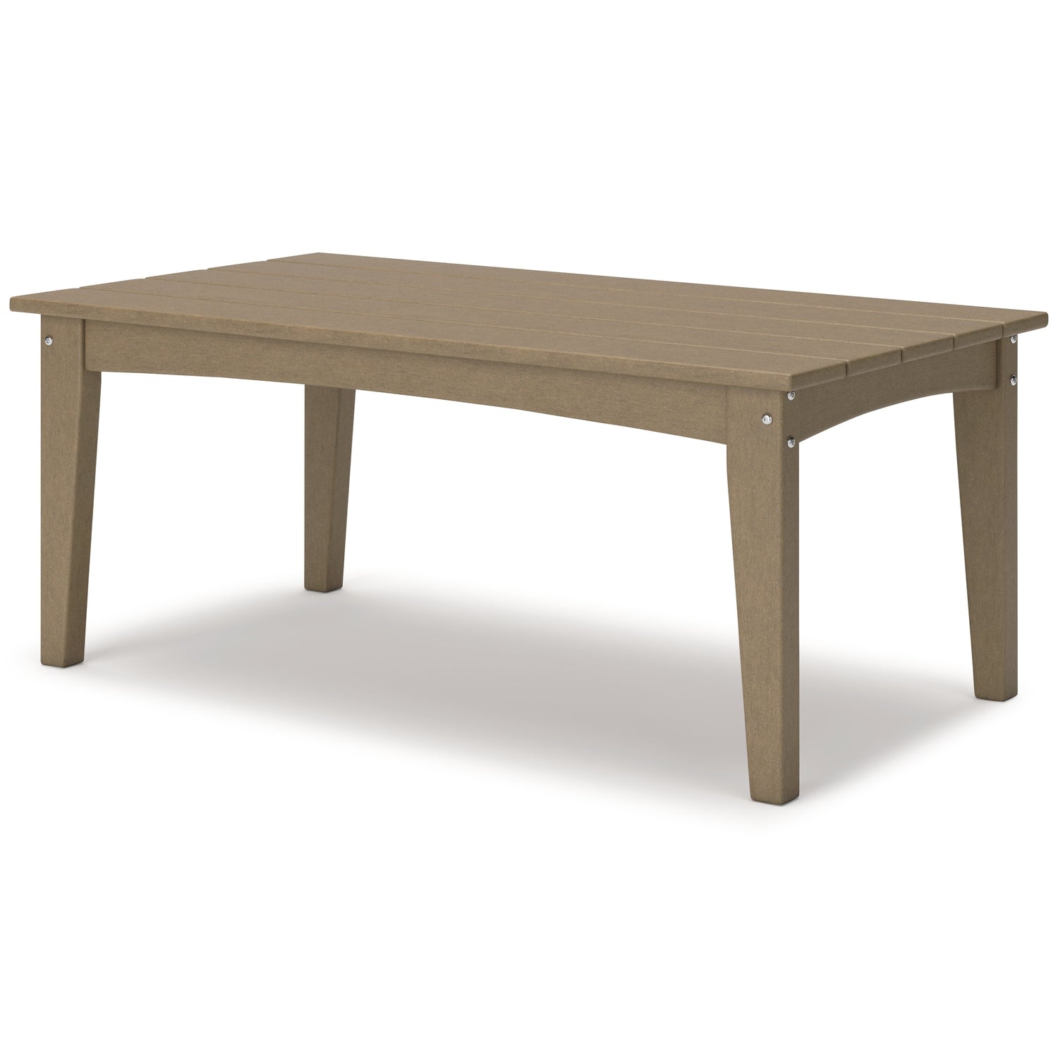 Hyland wave Driftwood Outdoor Coffee Table - P114-701 - Bien Home Furniture & Electronics