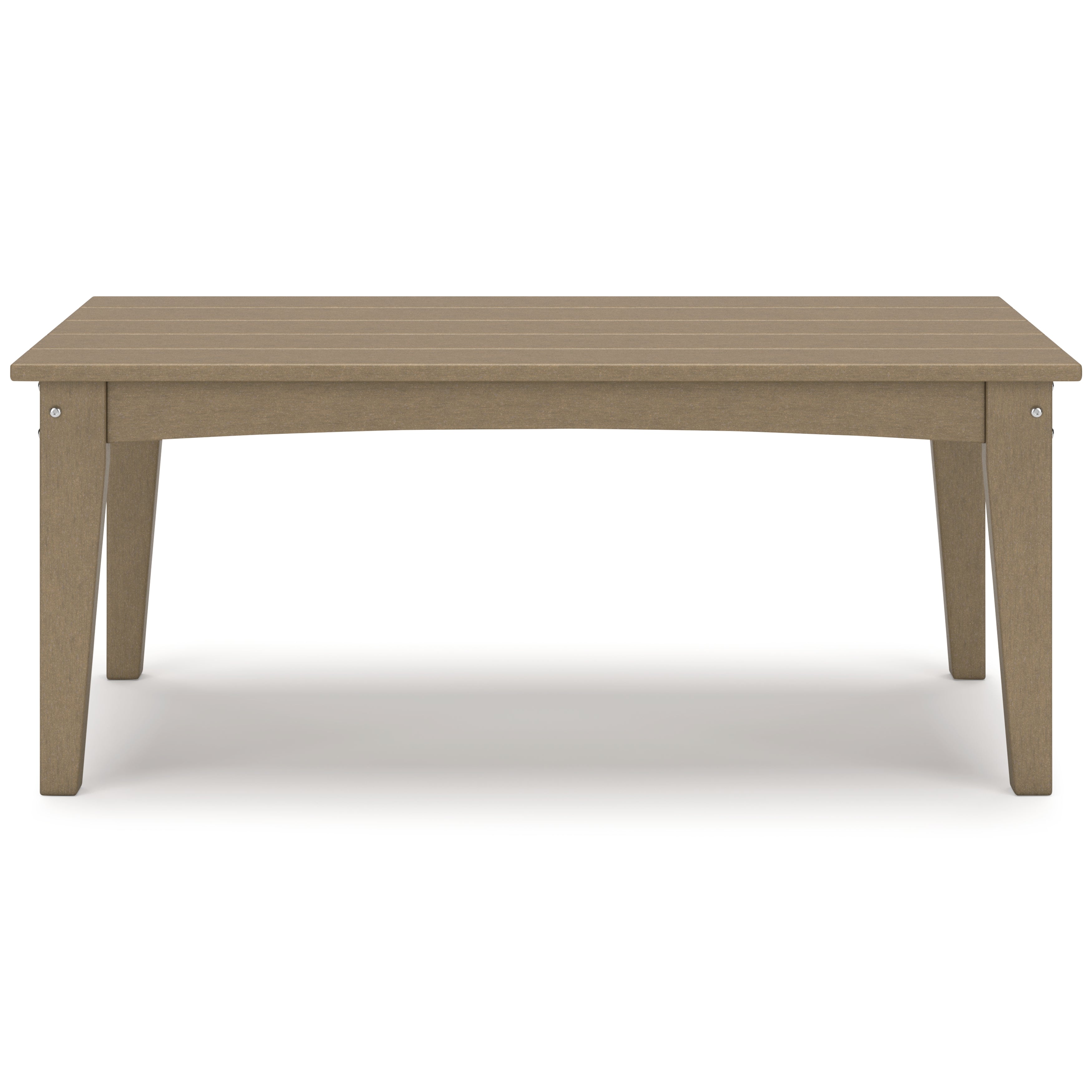 Hyland wave Driftwood Outdoor Coffee Table - P114-701 - Bien Home Furniture & Electronics