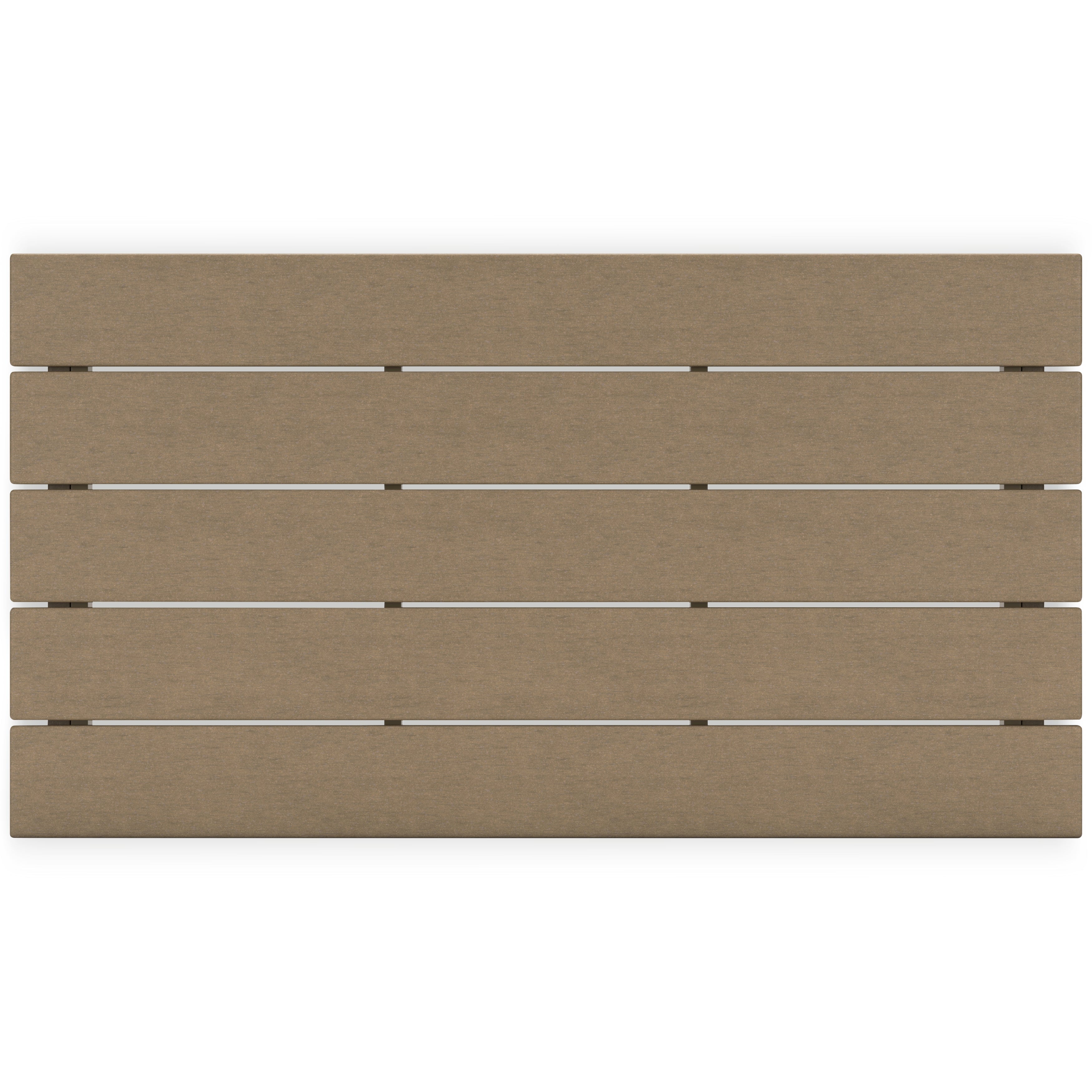 Hyland wave Driftwood Outdoor Coffee Table - P114-701 - Bien Home Furniture & Electronics