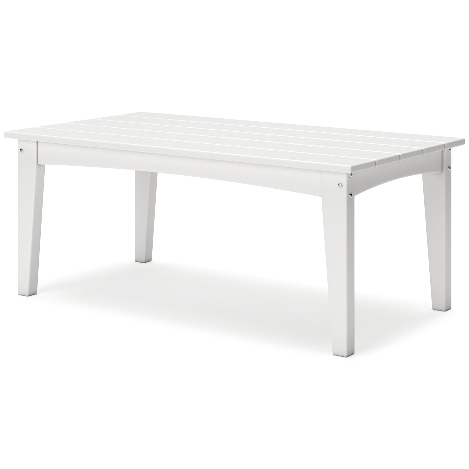 Hyland wave White Outdoor Coffee Table - P111-701 - Bien Home Furniture & Electronics