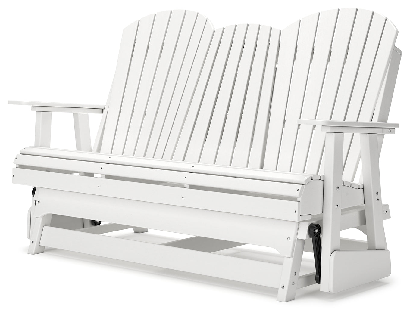 Hyland wave White Outdoor Glider Loveseat - P111-835 - Bien Home Furniture & Electronics