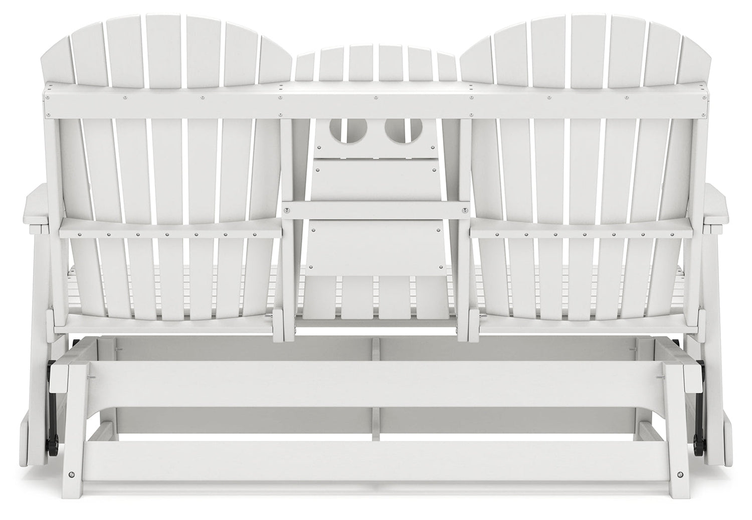 Hyland wave White Outdoor Glider Loveseat - P111-835 - Bien Home Furniture & Electronics