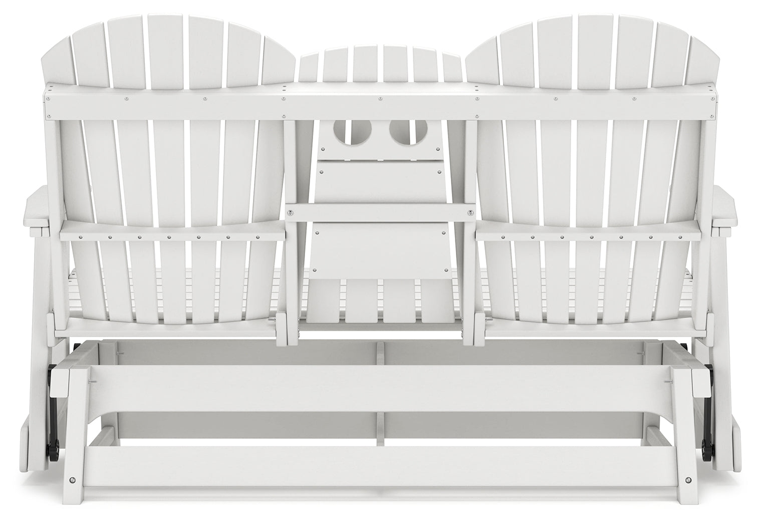 Hyland wave White Outdoor Glider Loveseat - P111-835 - Bien Home Furniture & Electronics
