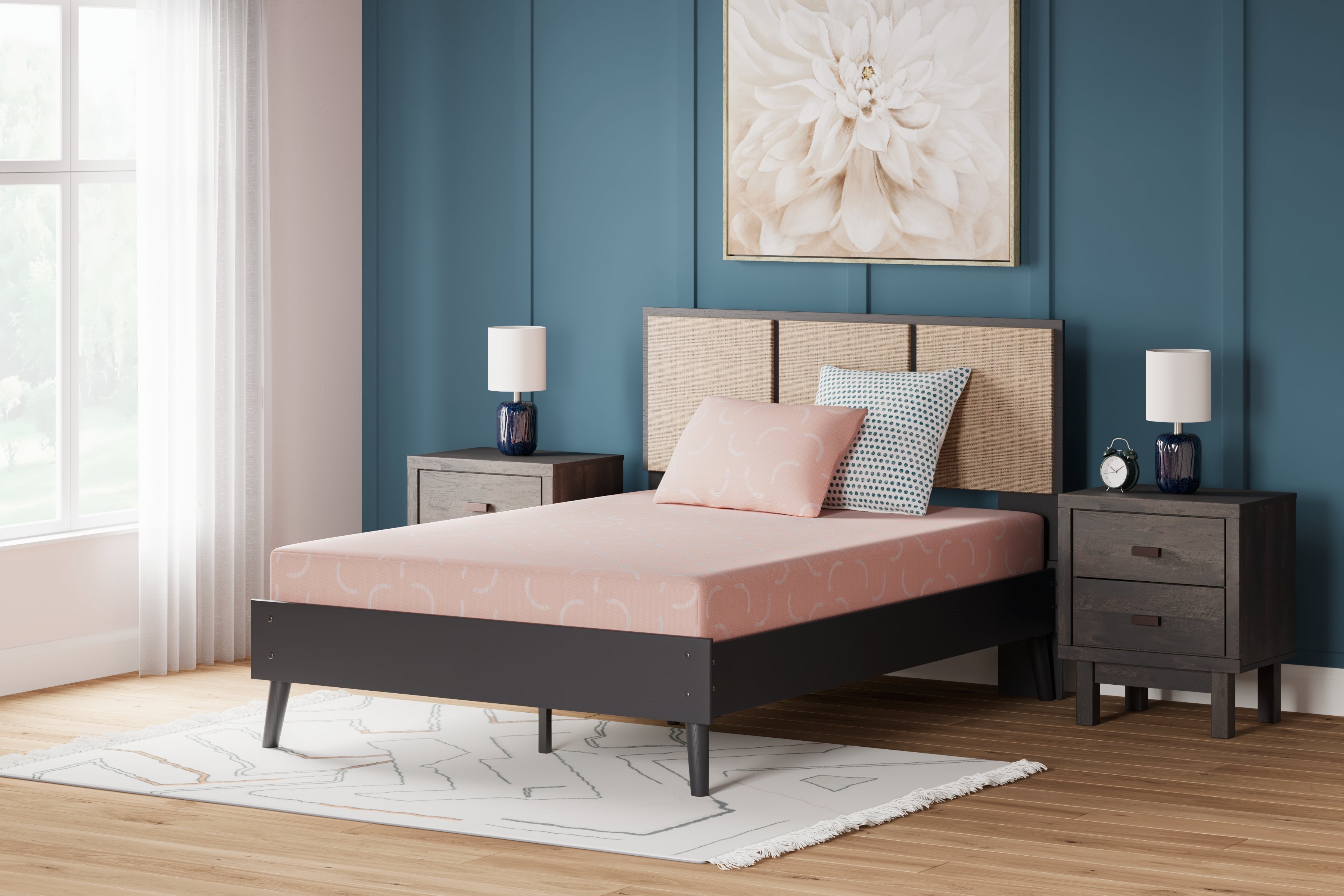iKidz Coral Coral Twin Mattress and Pillow - M43111 - Bien Home Furniture & Electronics