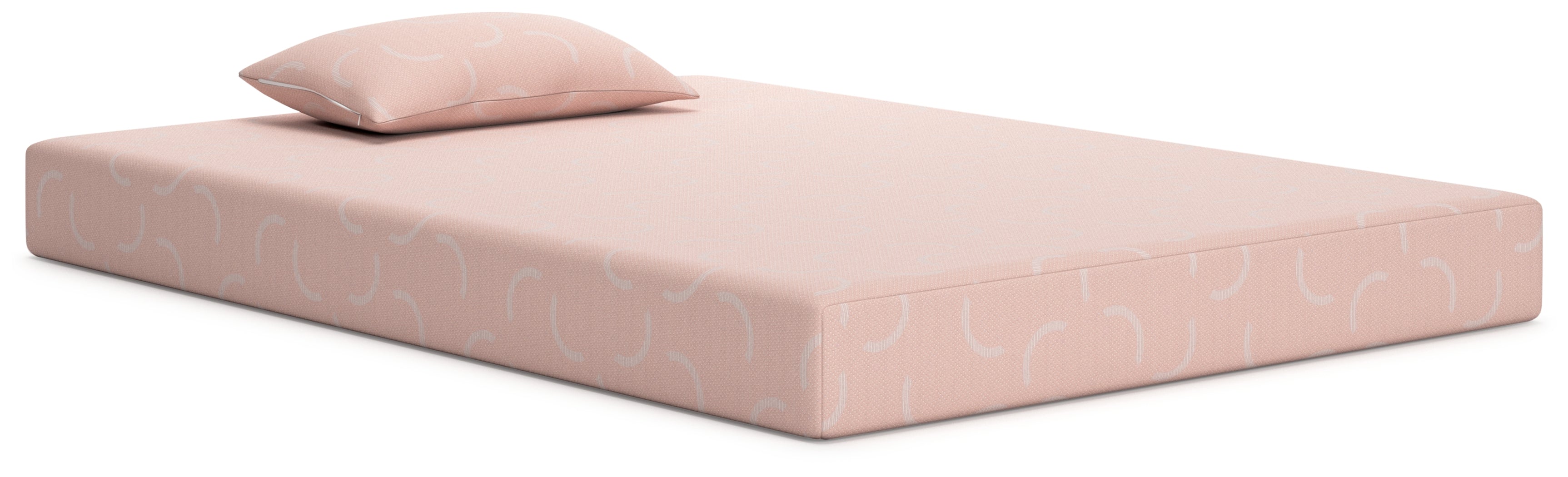 iKidz Coral Coral Twin Mattress and Pillow - M43111 - Bien Home Furniture & Electronics