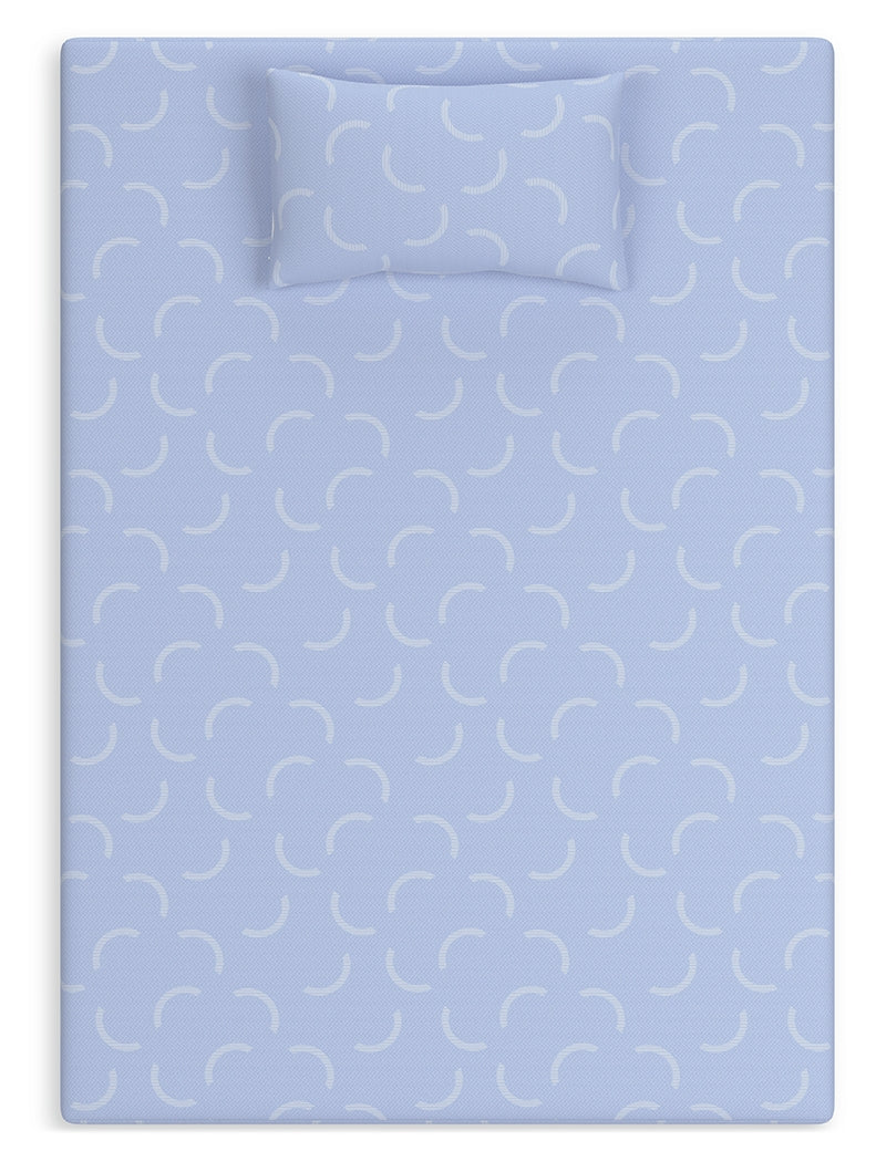 iKidz Ocean Blue Full Mattress and Pillow - M43021 - Bien Home Furniture & Electronics
