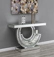 Imogen Silver Multi-dimensional Console Table - 953422 - Bien Home Furniture & Electronics