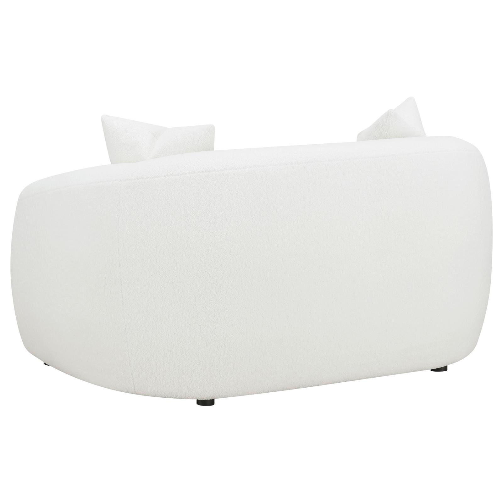 Isabella 2-Piece Upholstered Tight Back Living Room Set White - 509871-S2 - Bien Home Furniture & Electronics